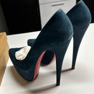 Christian Louboutin Daffodile - Dark Teal Size EU 38